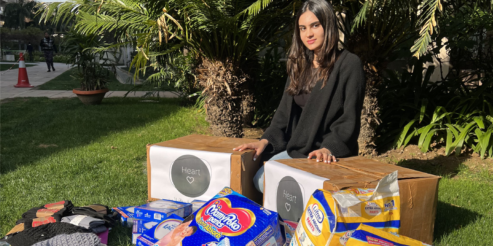 Earthquake relief essentials for Syrian Embassy